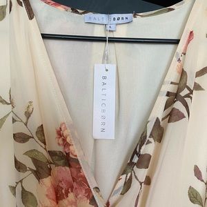 Baltic Born Brand New Never Worn Floor Length Long Sleeve Gown Dress